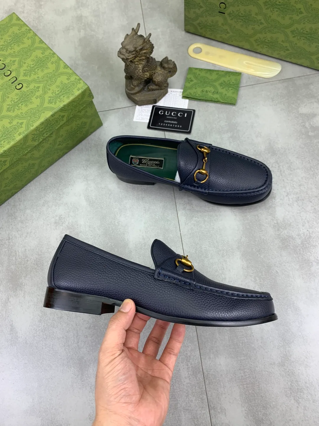 Men's men's shoes 💰P540 [New style] Water dyed cowhide 💰💎💎💎 [Gucci] Gucci high-end men's formal business leather shoes, original order 1:1! Original imported high-end washed calfskin, original metal buckle, imported first-layer cowhide lining for feet, original outsole, men's shoe size: 38-45, multiple colors available